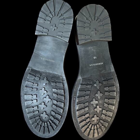 Aerosoles Arezzo Women's Size 10 buckle bootie faux suede brown boot - Picture 11 of 14